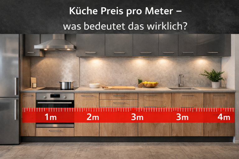 Küche Preis pro Meter – was bedeutet das wirklich?